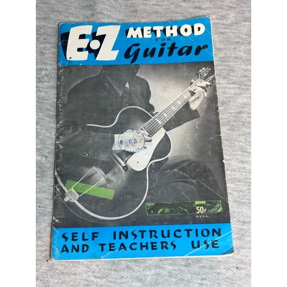 The New EZ Method for Guitar Self Instruction and Teachers Use Paperback - Picture 1 of 8